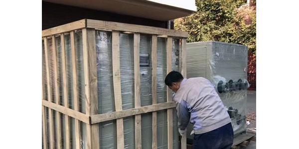 渦旋式水源熱泵機(jī)組廠家完成測(cè)試，用戶安裝簡(jiǎn)便