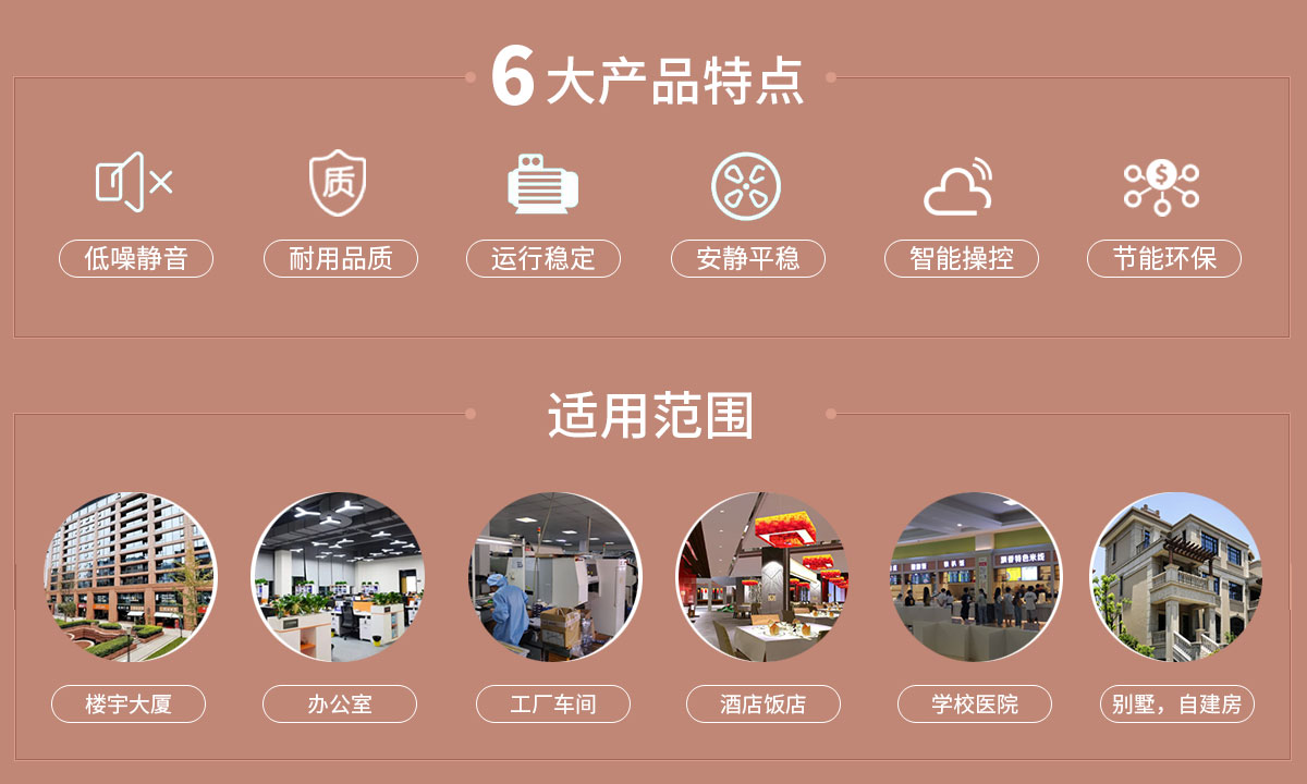 渦旋熱水機組供暖熱水用途多，噪音低  運行穩(wěn)